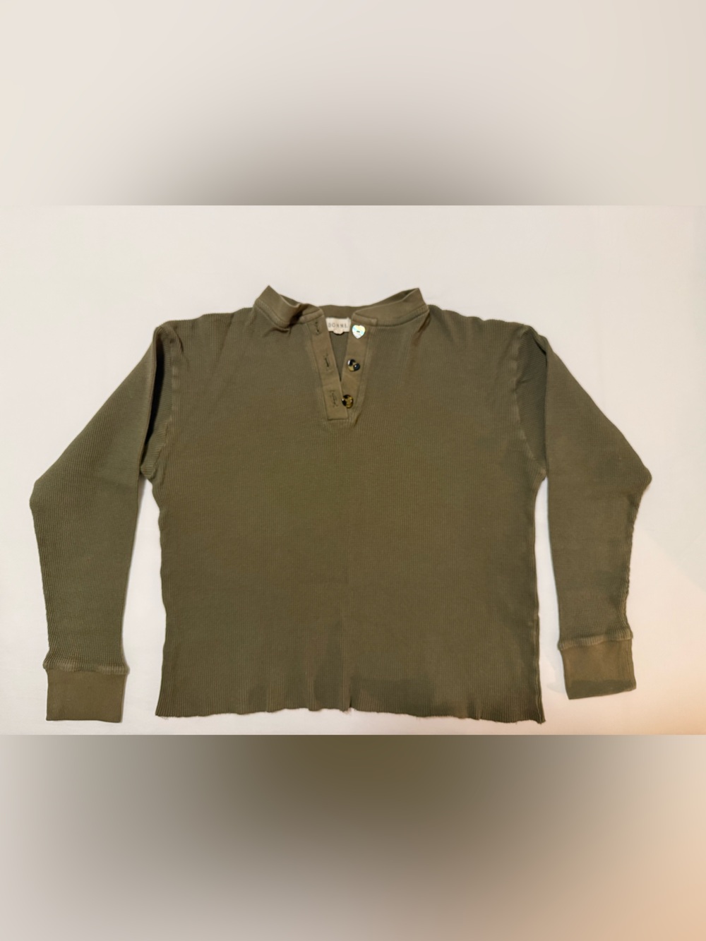 Donni Henley Shirt - Olive Green
